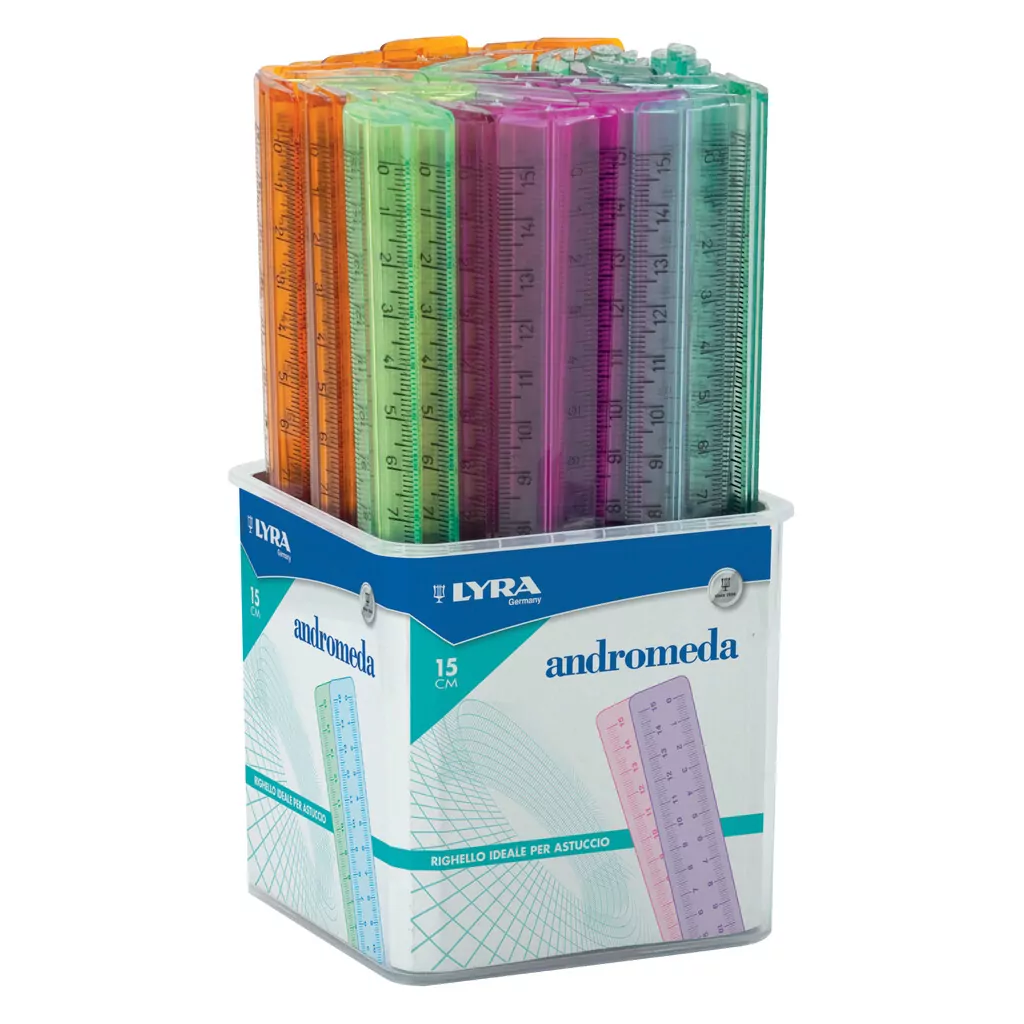 Righelli Lyra Andromeda: barattolo con 100 pz.