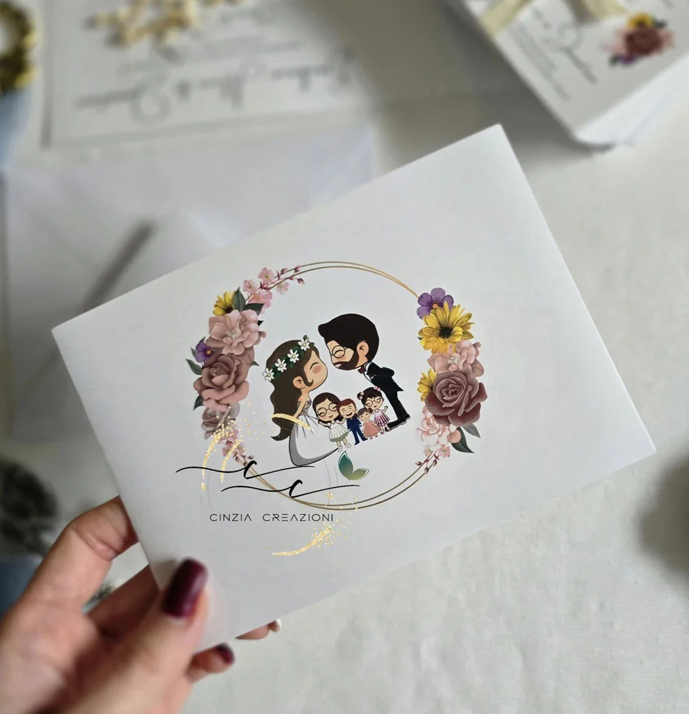 Bellezza tra i fiori – Partecipazioni Matrimonio