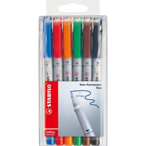 STABILO OHP Pen non-perm. F 852/6 6 pz., astuccio