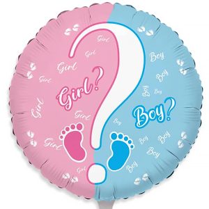 PALLONCINO TONDO BABY GIRL OR BOY