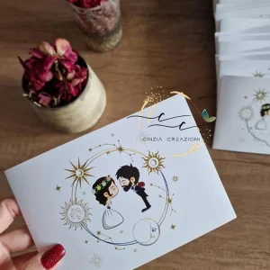 partecipazioni matrimonio tema costellazioni