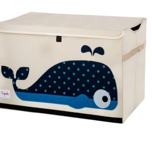 Baule portagiochi con balena – 3 sprouts