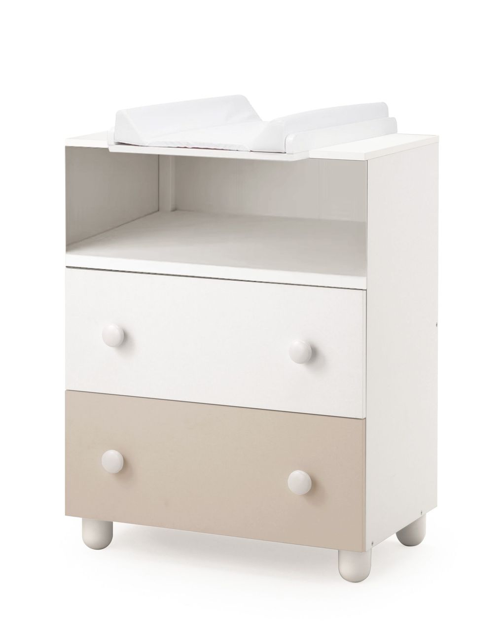 Cassettiera easy dresser tortora – italbaby